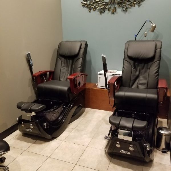 Chairs in the salon.